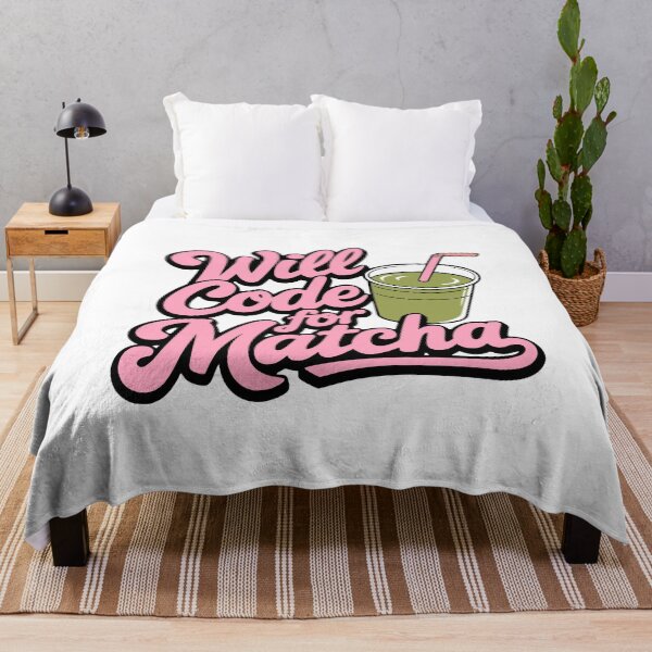 Item preview, Will Code For Matcha! Pink Matcha Coding designed and sold by PMCreative.