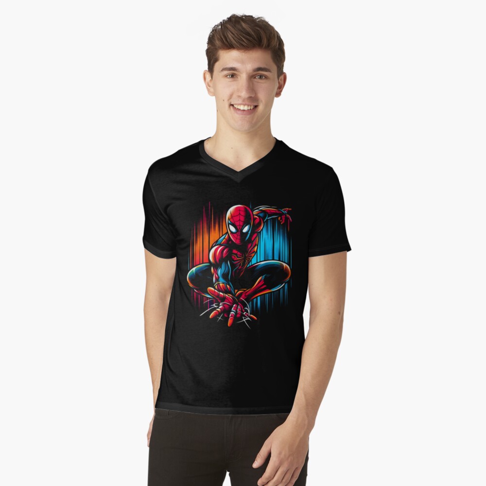Item preview, V-Neck T-Shirt designed and sold by aidenowcxri.