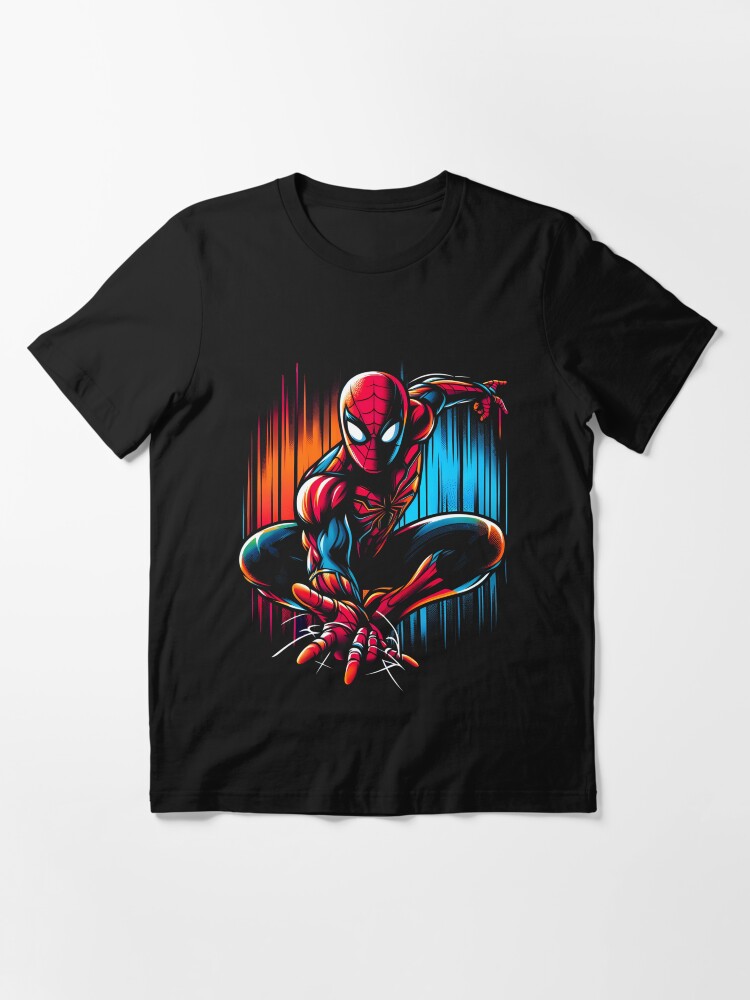 Thumbnail 3 of 7, Essential T-Shirt, Artistic Spiderman Design designed and sold by aidenowcxri.