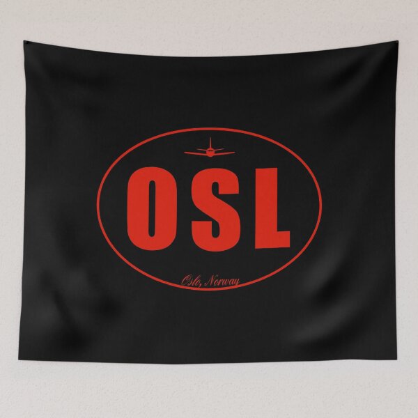 Item preview, OSL Oslo Norway Airport Code designed and sold by Lartheviking.