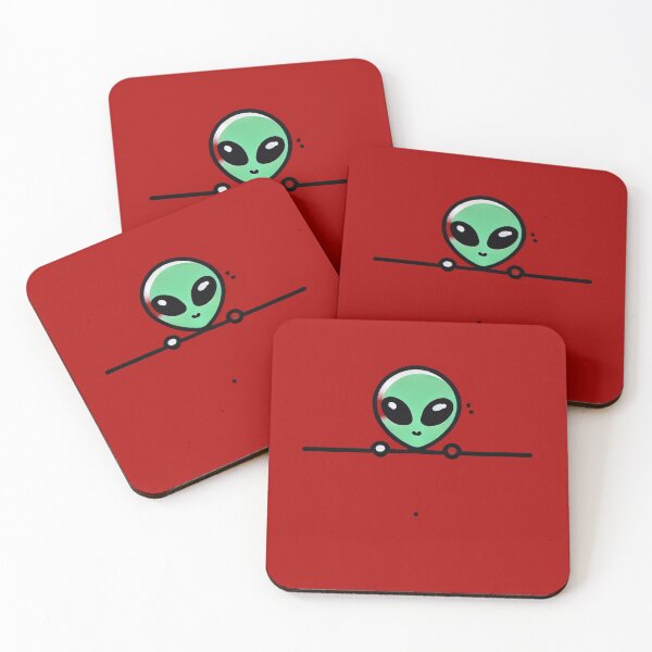 Item preview, Funny Peaking Alien Art designed and sold by Planetporridge.