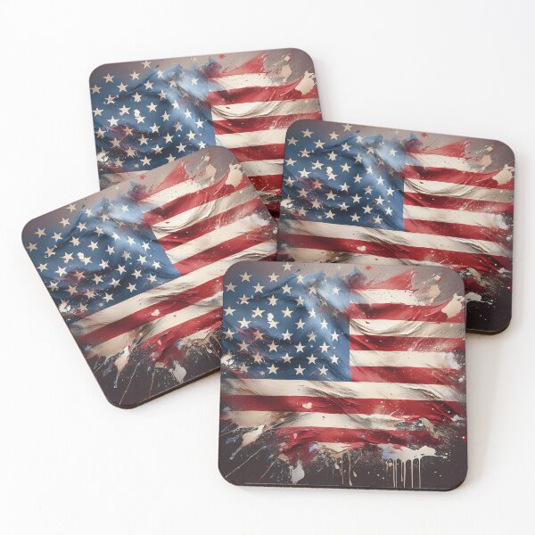 Item preview, USA flag art designed and sold by Andre Faubert.