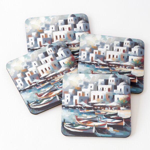 Item preview, Greek Island Coastline designed and sold by Visual Nomad Club.