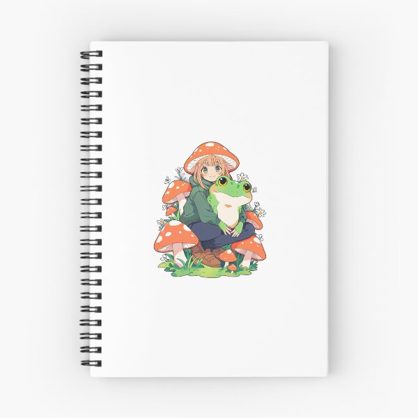 Item preview, Cottagecore Frog with Flowers Sticker – Cute Aesthetic Nature Vibes designed and sold by artgattu.