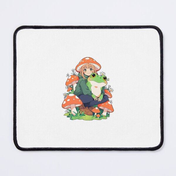 Item preview, Cottagecore Frog with Flowers Sticker – Cute Aesthetic Nature Vibes designed and sold by artgattu.