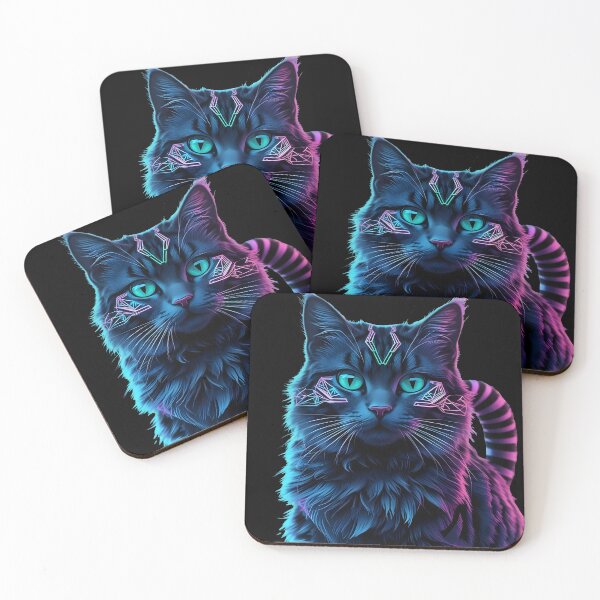Item preview, Glitch Glowing Cat designed and sold by Yassino-Studio.