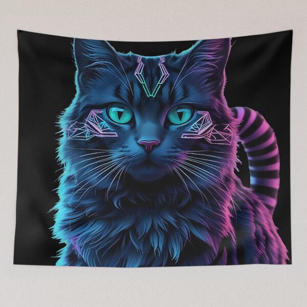 Item preview, Glitch Glowing Cat designed and sold by Yassino-Studio.