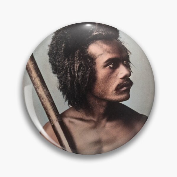 Item preview, Man from Fiji designed and sold by 19th Century in Color.