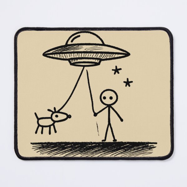 Item preview, Ufo Abduction with Dog designed and sold by Planetporridge.