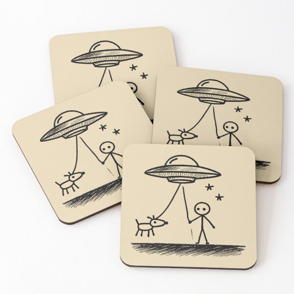 Item preview, Ufo Abduction with Dog designed and sold by Planetporridge.