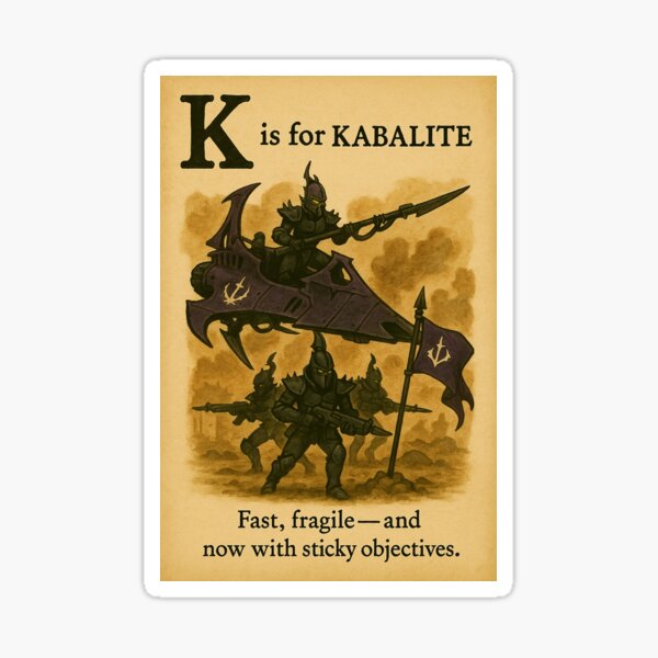 Artikel-Vorschau von Comic-Poster der Kabalitenkrieger, designt und verkauft von Wargamerist art .