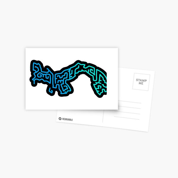 Item preview, Blue mola panama map sticker designed and sold by DesignPMG.