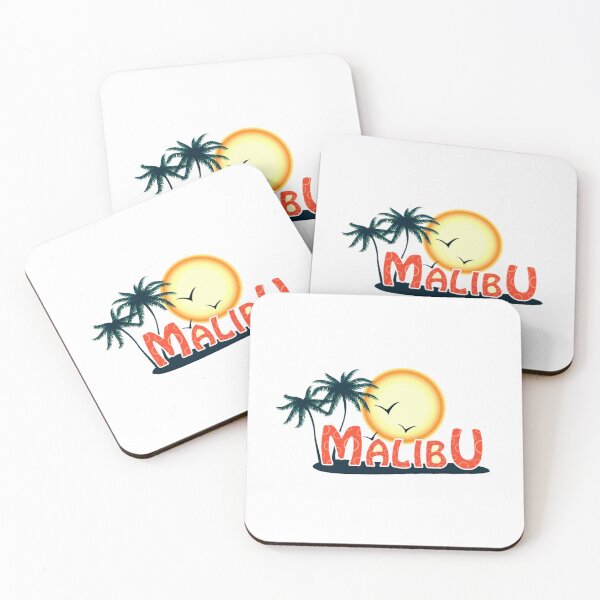 Item preview, Malibu California Retro Sunset – Beach Vibes Coastal Design designed and sold by Colorful-Garden.