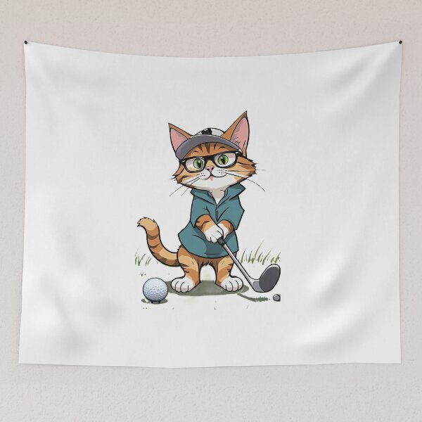 Item preview, Golfing Cat _02 : Tee Time Fun designed and sold by Mido-artister.