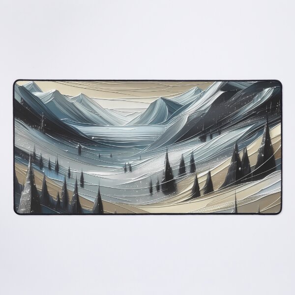 Item preview, Magical Winter Landscape - Acrylic Art designed and sold by Visual Nomad Club.