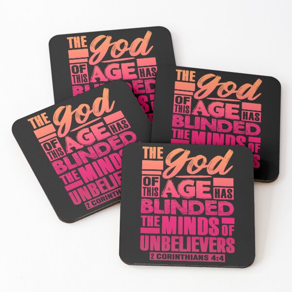 Item preview, 2 Corinthians 4:4 The god Of This Age Has Blinded The Minds Of Unbelievers designed and sold by plushism.