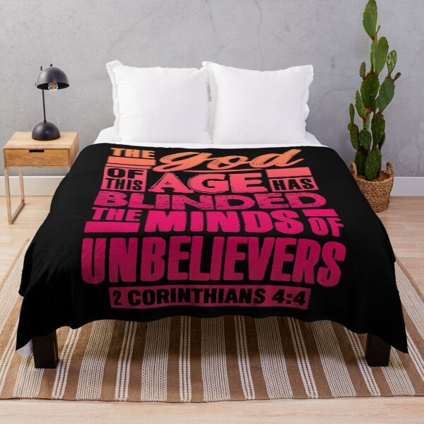 Item preview, 2 Corinthians 4:4 The god Of This Age Has Blinded The Minds Of Unbelievers designed and sold by plushism.