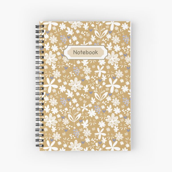 Item preview, Vintage Soft Ochre Ditsy Floral designed and sold by Butterfly & Daisy Design Studio.