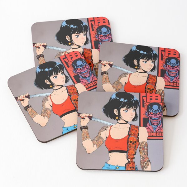 Item preview, Japanese girl with a sword in her hands Essential T-shirt designed and sold by EpicMerchRealm.