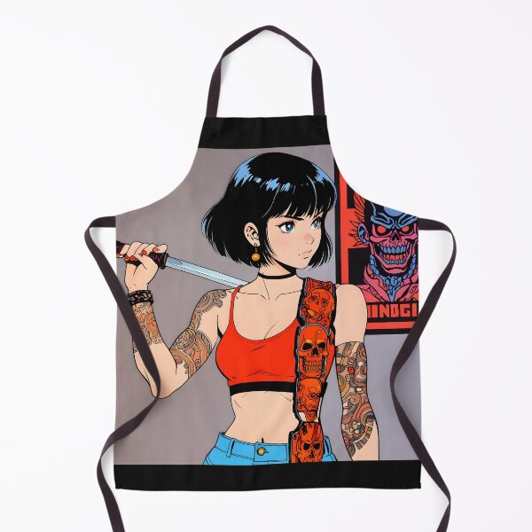 Item preview, Japanese girl with a sword in her hands Essential T-shirt designed and sold by EpicMerchRealm.