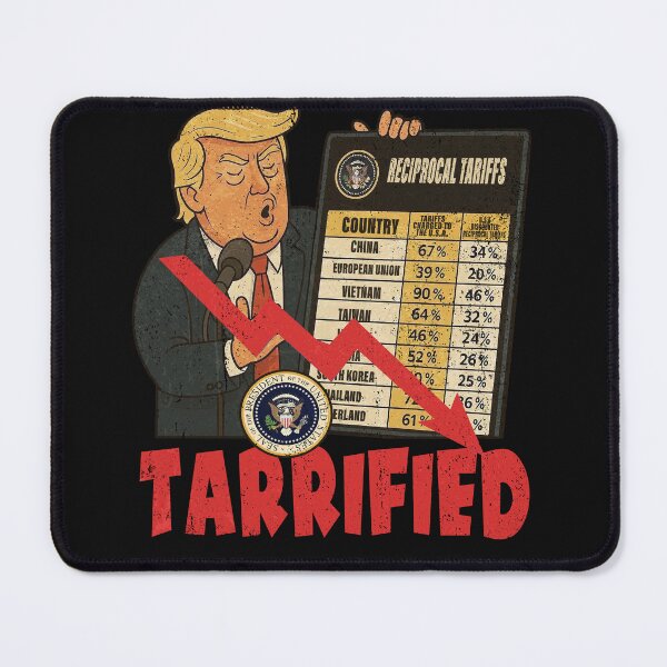 Item preview, Funny Trump Tarrified designed and sold by MackenzieBin.