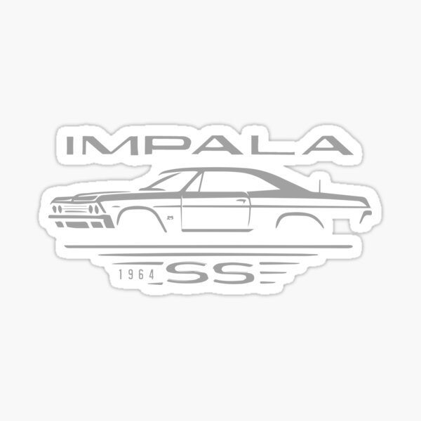 Item preview, 1964 Chevy Impala SS Side Profile Art designed and sold by TheArtOfCar.