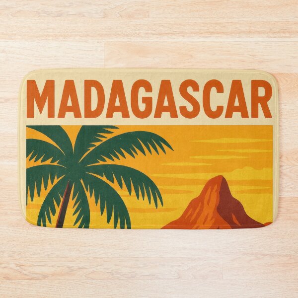Item preview, Retro Madagascar Travel Poster designed and sold by digital-savant.
