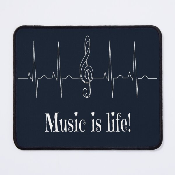 Item preview, Music is life - heartbeat designed and sold by LiskoDesign.