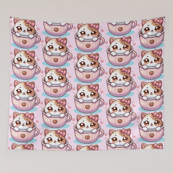 Item preview, kawaii coffee kitty designed and sold by bubacf.