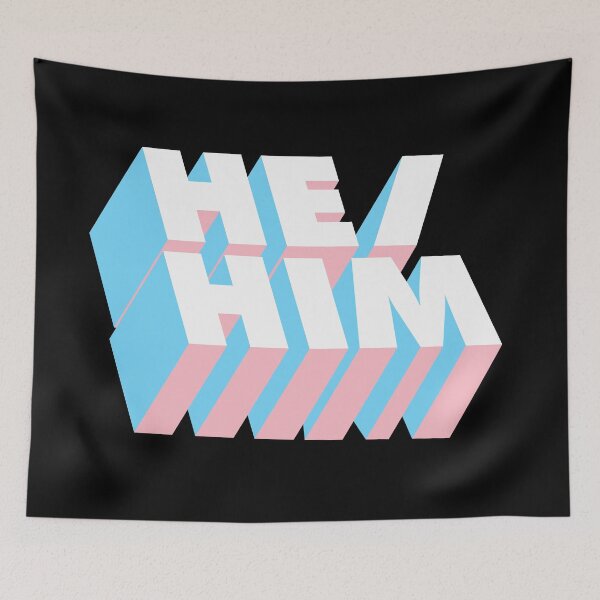 Item preview, He/him (pronouns) designed and sold by remerasnerdas.