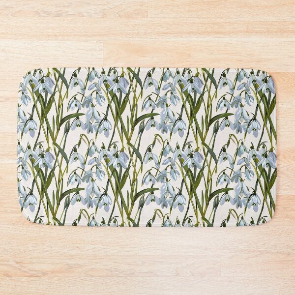 Item preview, Elegant Snowdrops Pattern designed and sold by ArtDzignsZA.
