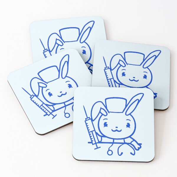Item preview, Rabbit Doctor Syringe Nurse Hospital Helping Heal designed and sold by shirt-o-mat.