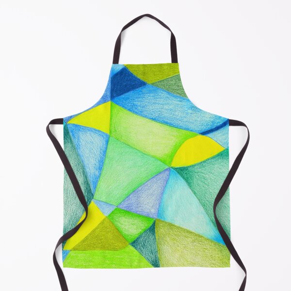 Item preview, blue green abstract designed and sold by Tereza Pilar Art.