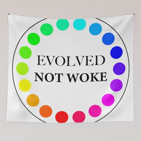 Item preview, Evolved Not Woke designed and sold by VisionWind.