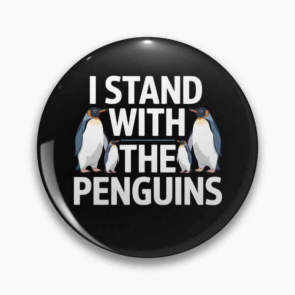 Item preview, I Stand With The Penguins T-Shirt - Perfect gift for eco-activists, penguin lovers, and anyone who wants to wear their protest with humor and style. designed and sold by ZyziowskyArt.