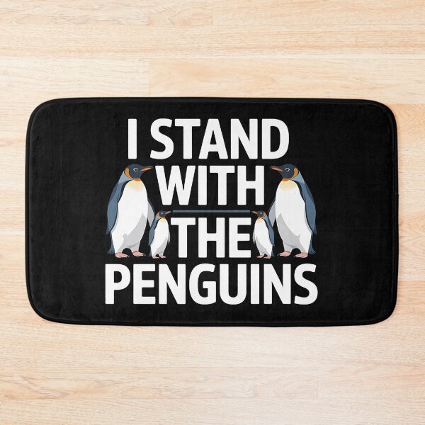 Item preview, I Stand With The Penguins T-Shirt - Perfect gift for eco-activists, penguin lovers, and anyone who wants to wear their protest with humor and style. designed and sold by ZyziowskyArt.