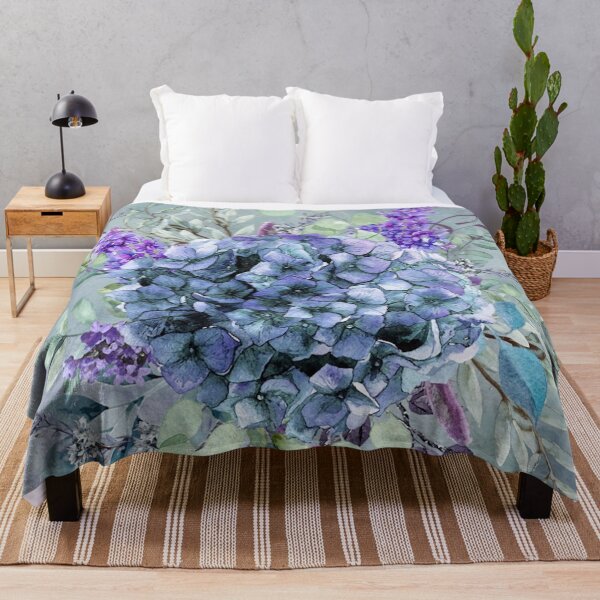 Item preview, Hydrangea Arrangement in Watercolor designed and sold by J Marielle Designs.