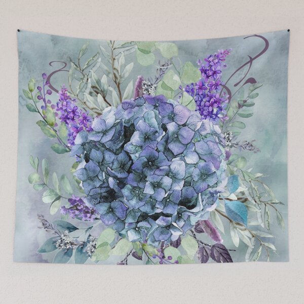 Item preview, Hydrangea Arrangement in Watercolor designed and sold by J Marielle Designs.