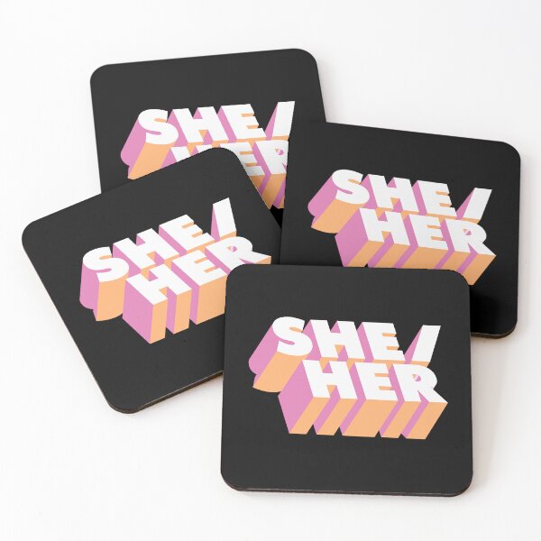 Item preview, She/her (pronouns) designed and sold by remerasnerdas.