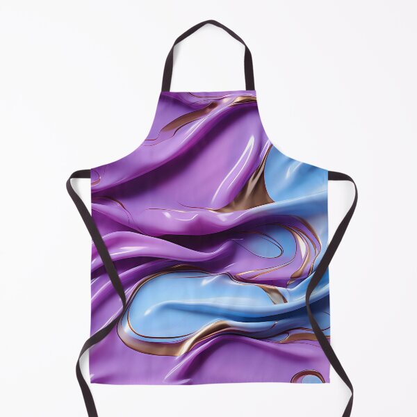 Item preview, Abstract Purple, Blue, and Gold Waves designed and sold by StyleTee11.