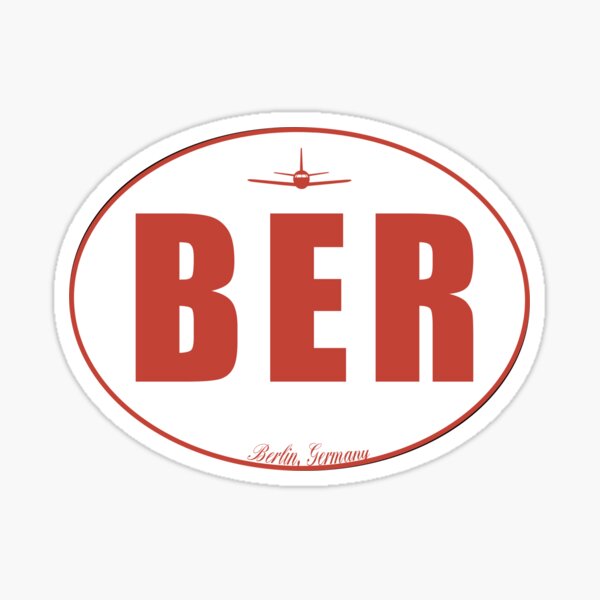 Artikel-Vorschau von BER Berlin Deutschland Flughafencode, designt und verkauft von Lartheviking.