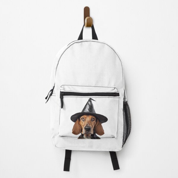 Item preview, American English Coonhound Dog Wearing Halloween Witch Hat designed and sold by LazyOwlStore.