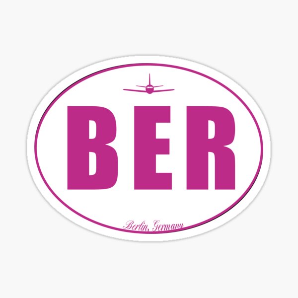 Artikel-Vorschau von BER Berlin Deutschland Flughafencode, designt und verkauft von Lartheviking.