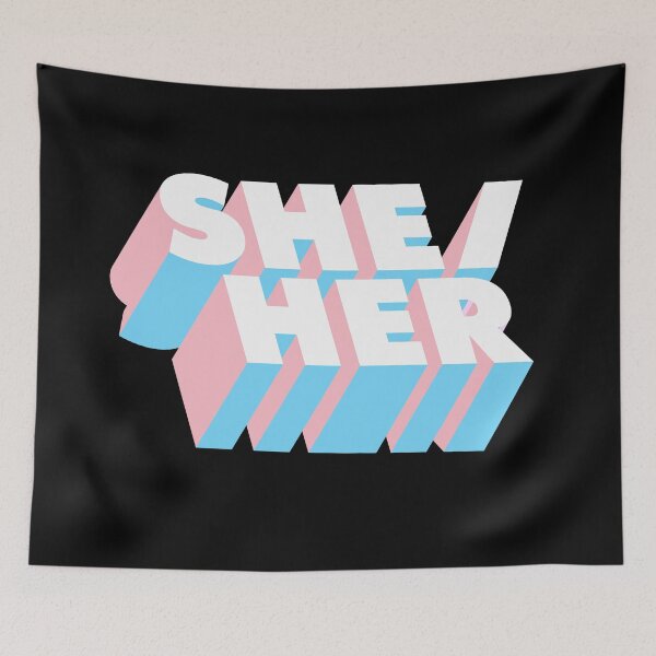 Item preview, She / her (pronouns) designed and sold by remerasnerdas.