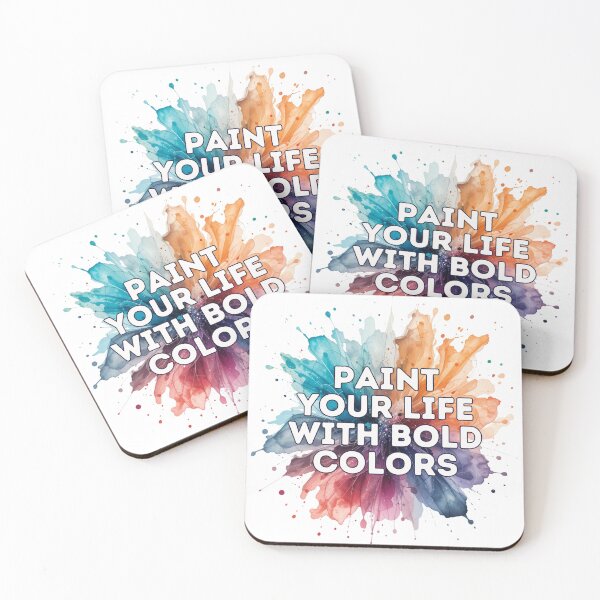 Item preview, Bold Transformation Wall Art | Paint Life With Color | Breakthrough Mindset Gift designed and sold by TextMuse.