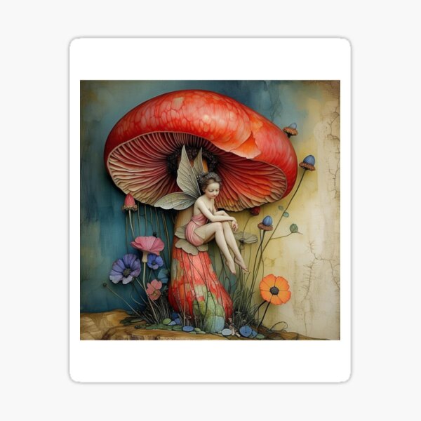 Item preview, Dreamy Fairy Enchanted Mushroom  designed and sold by Rum-Raisin.