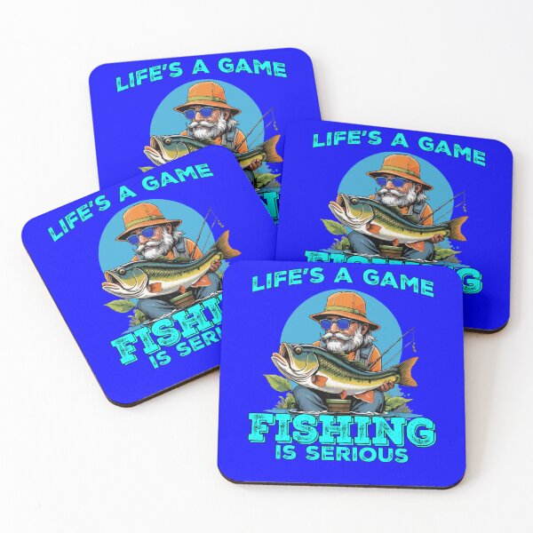 Item preview, Funny Fishing Fanatic Fishermen Life’s A Game Fishing Is Serious designed and sold by fantasticdesign.