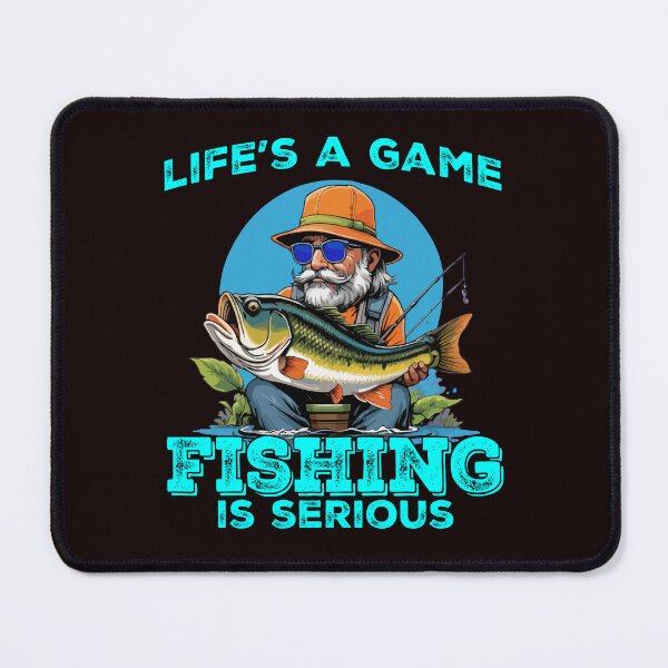 Item preview, Funny Fishing Fanatic Fishermen Life’s A Game Fishing Is Serious designed and sold by fantasticdesign.