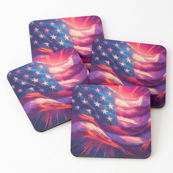 Item preview, USA flag art designed and sold by Andre Faubert.