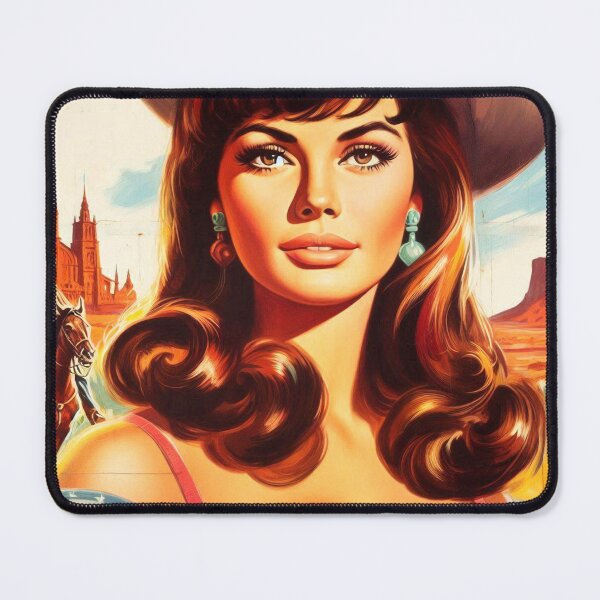 Item preview, Retro Western Girl designed and sold by PulpVintage.